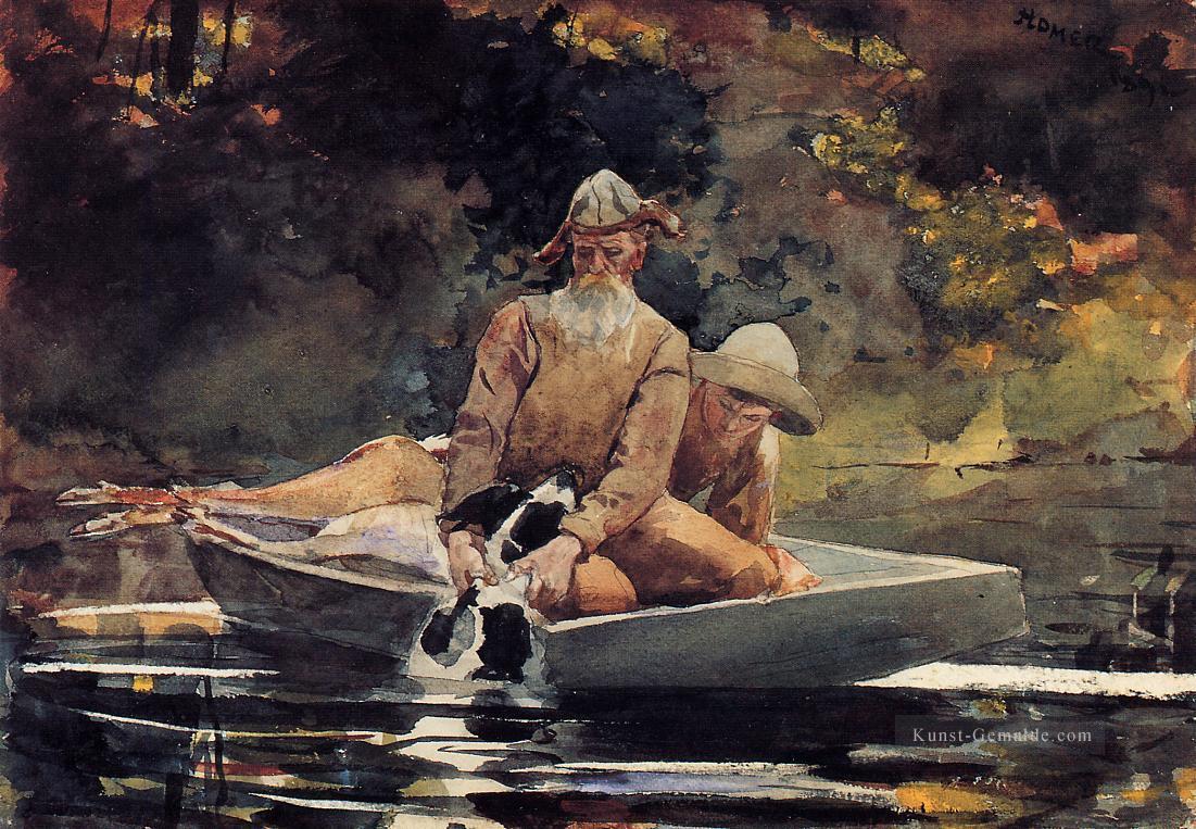 nach der Jagd Realismus Marinemaler Winslow Homer Ölgemälde